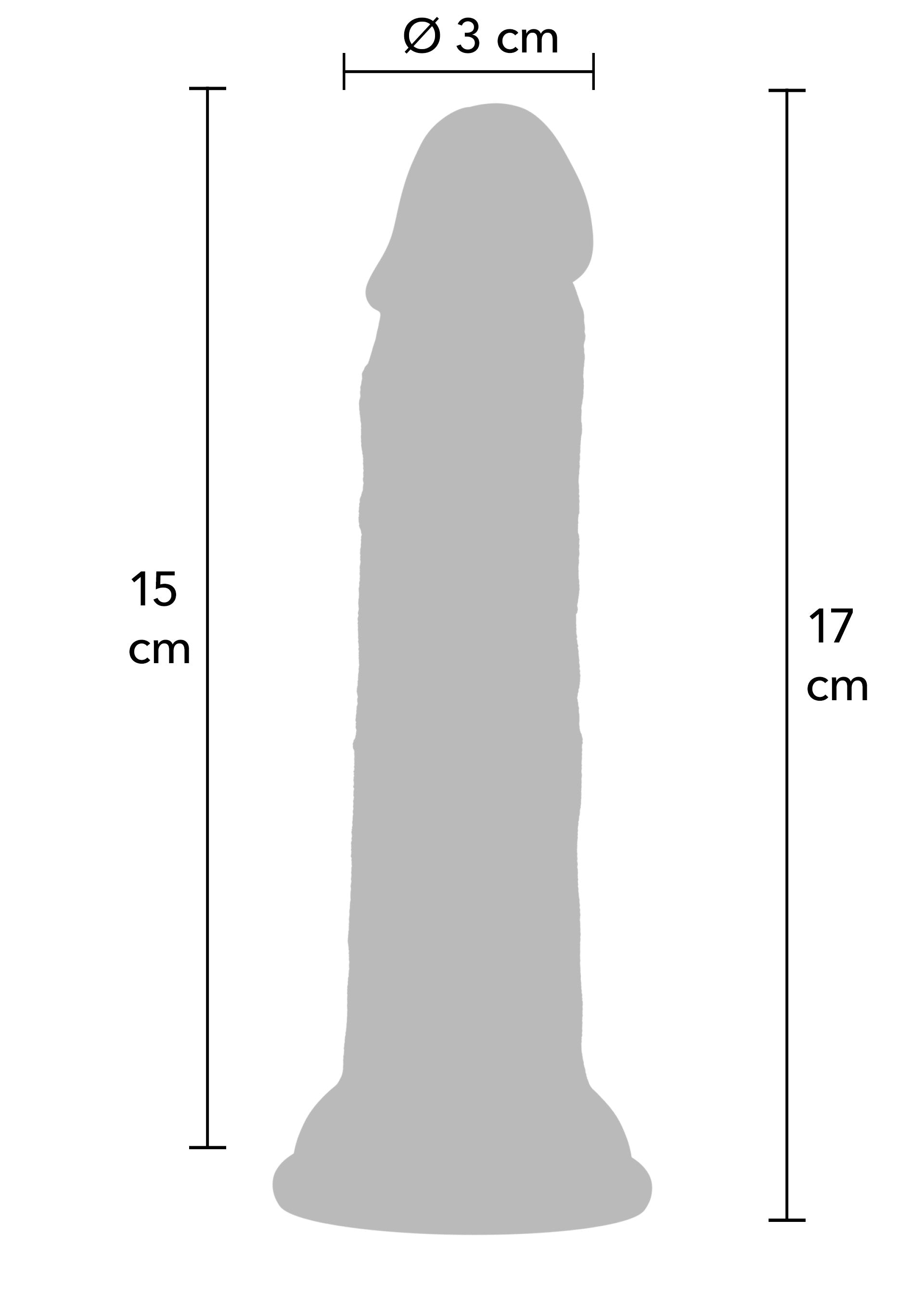 Realistic Dong Liquid Silicone 17 cm
