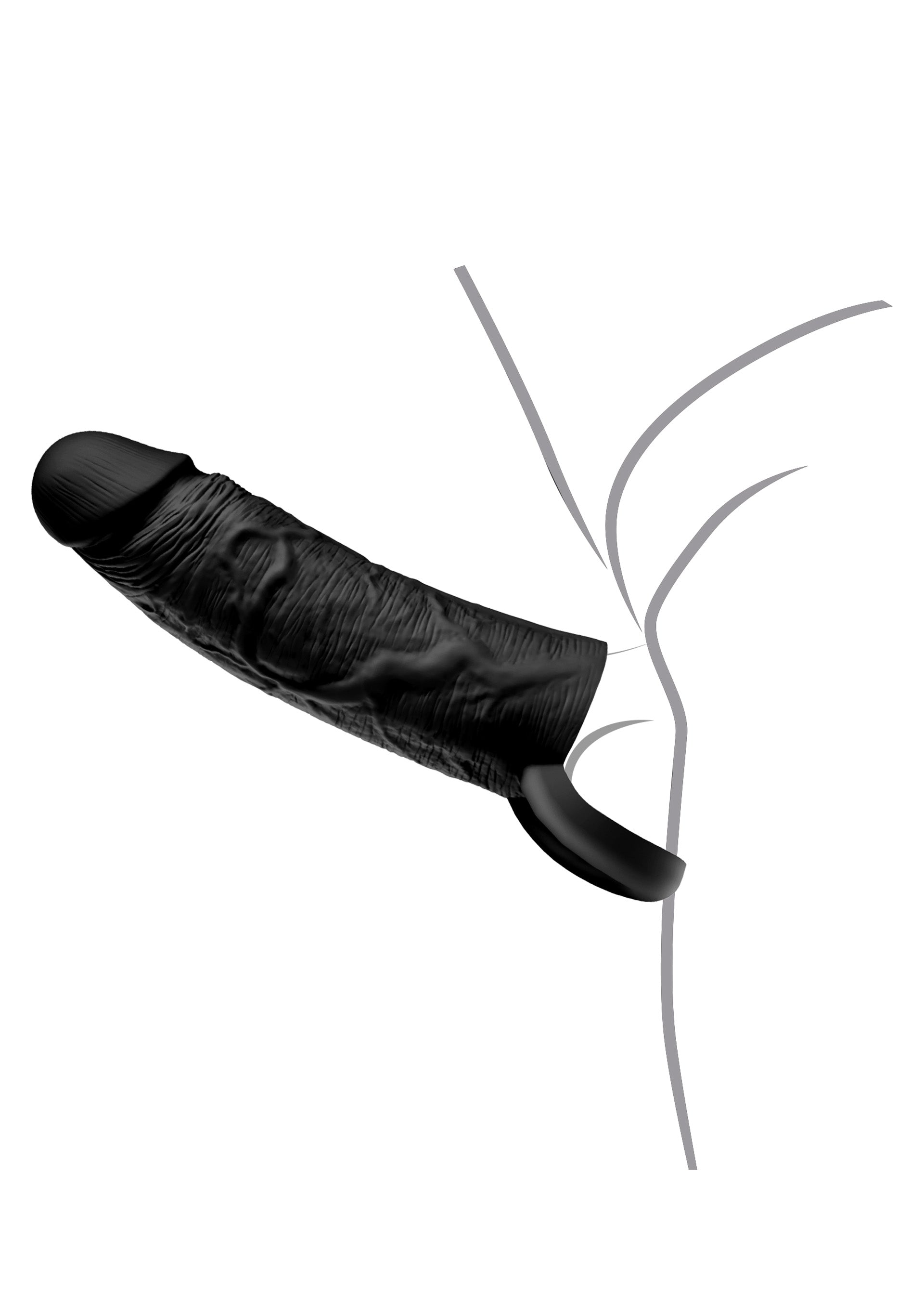 Penis Sleeve Liquid Silicone Ring 20 cm