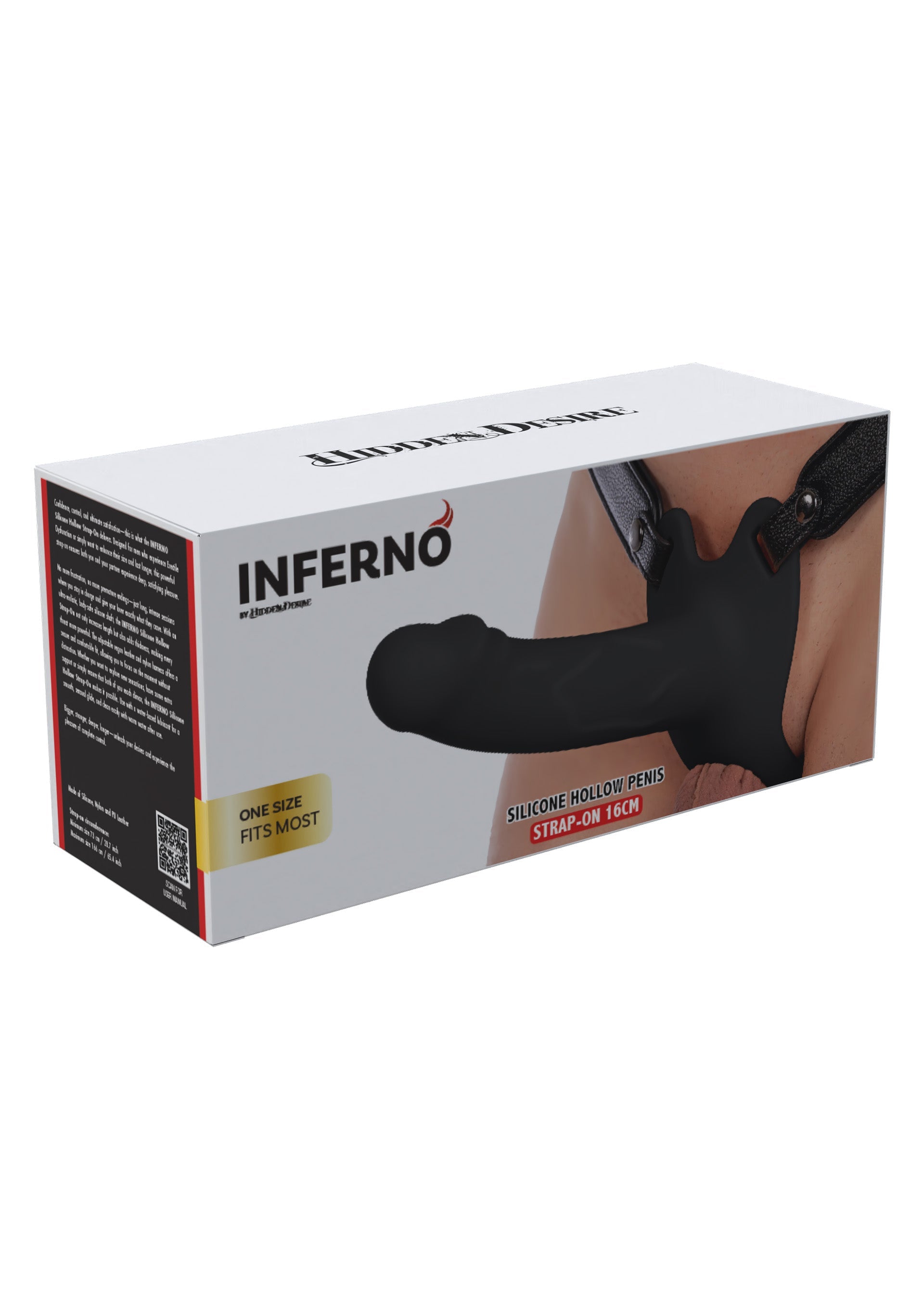Hollow Penis Strapon 16cm