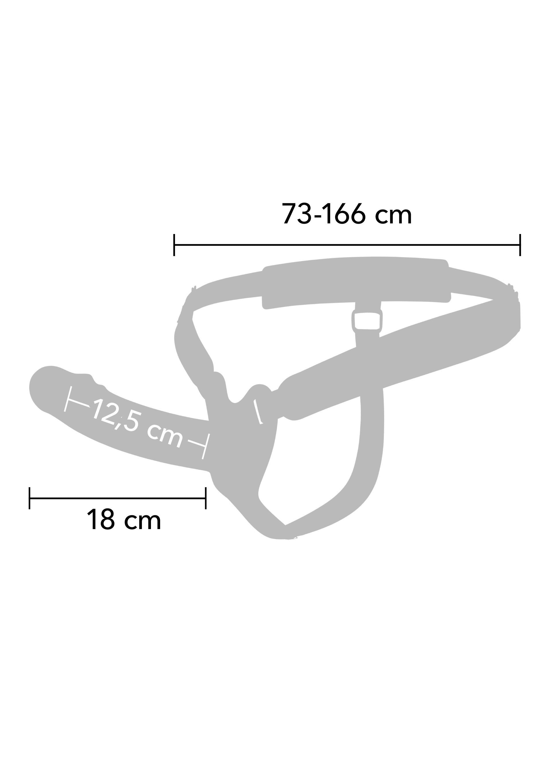 Hollow Penis Strapon 18cm