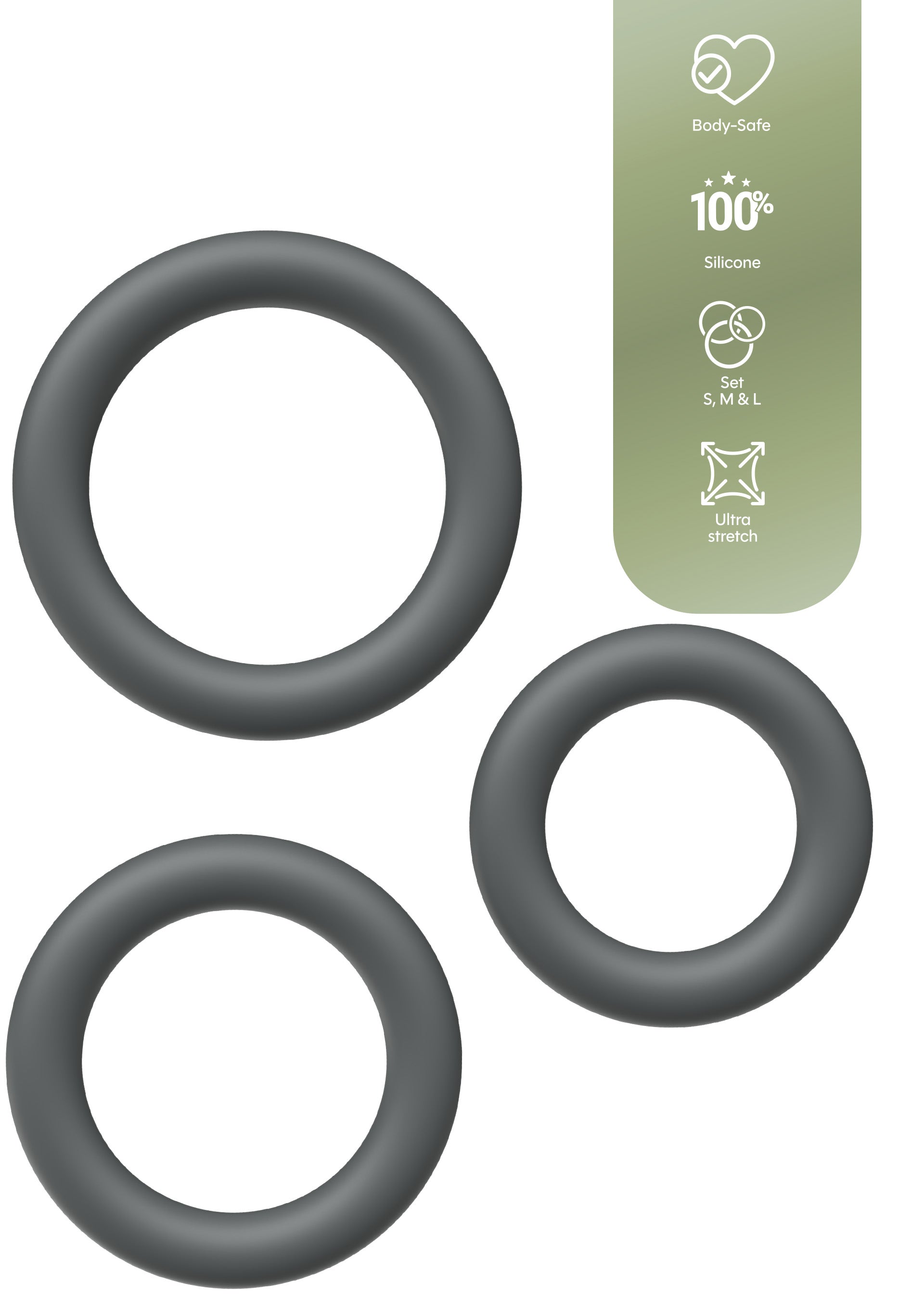 Cock Ring Set 3pcs