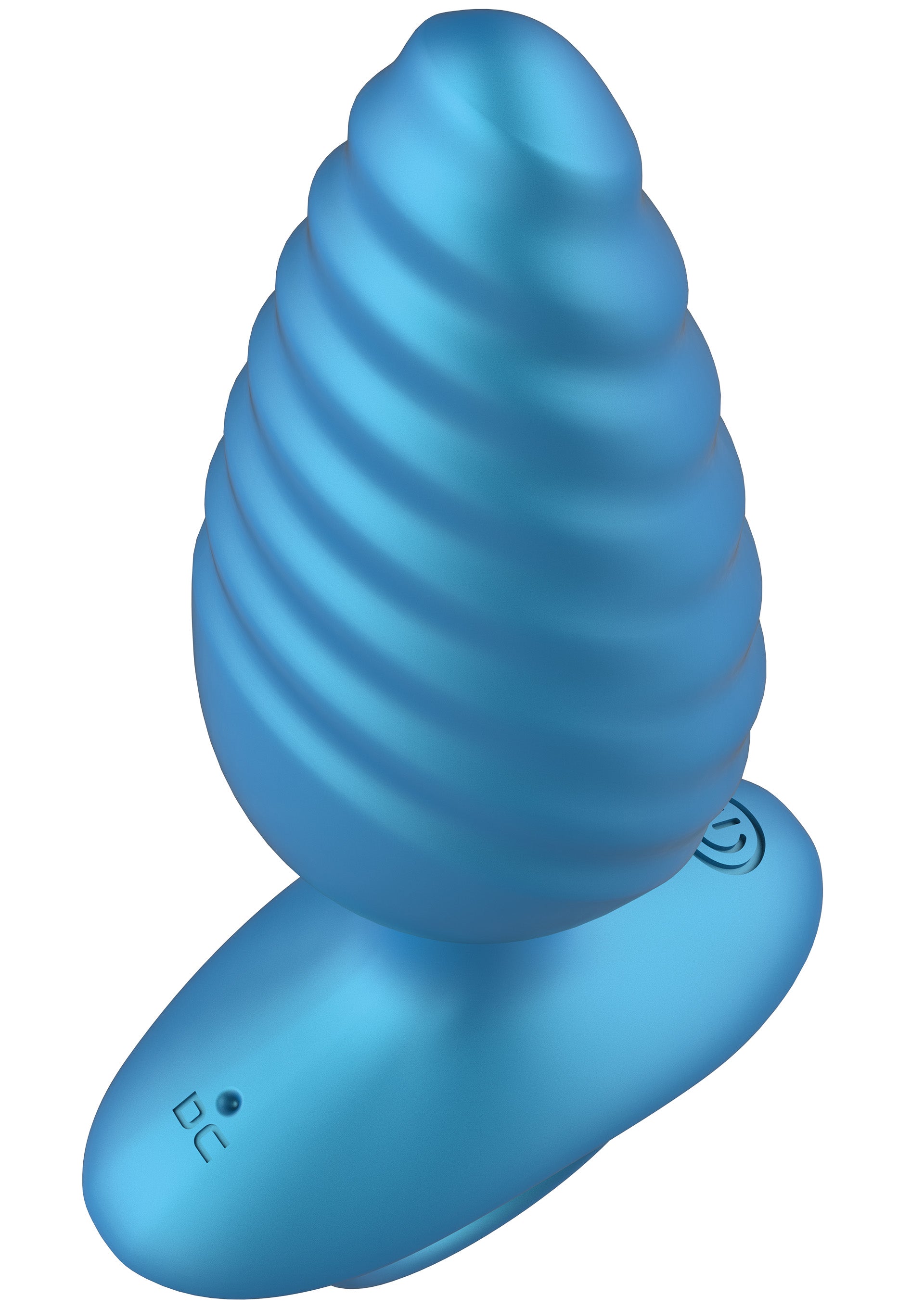 Ribbed Anal Plug Vibrating + Remote
