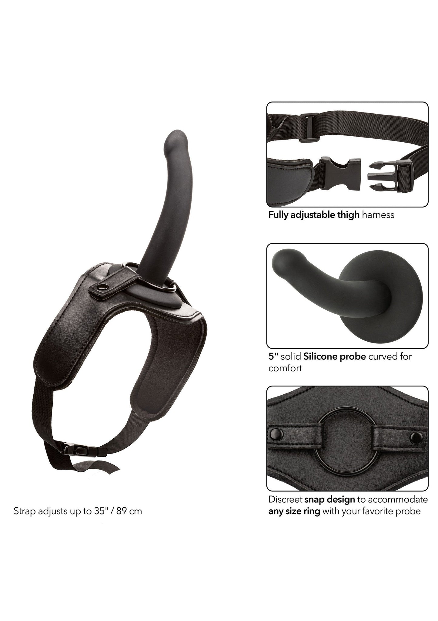 Thigh Strap Silicone Probe