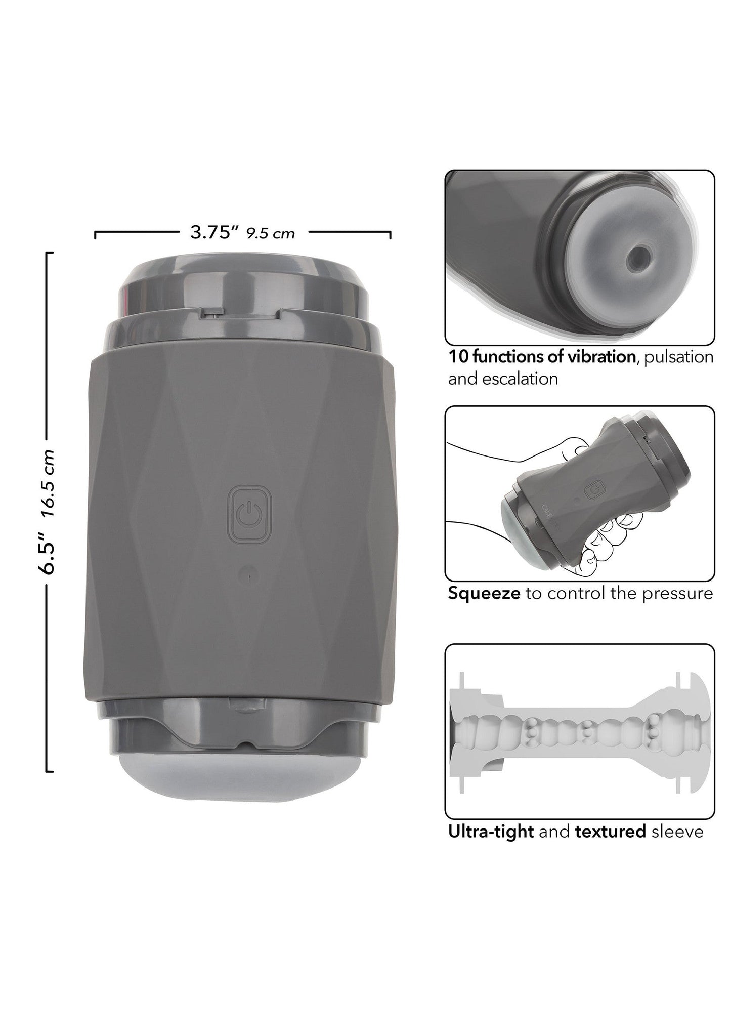 Vibro Squeeze Stroker