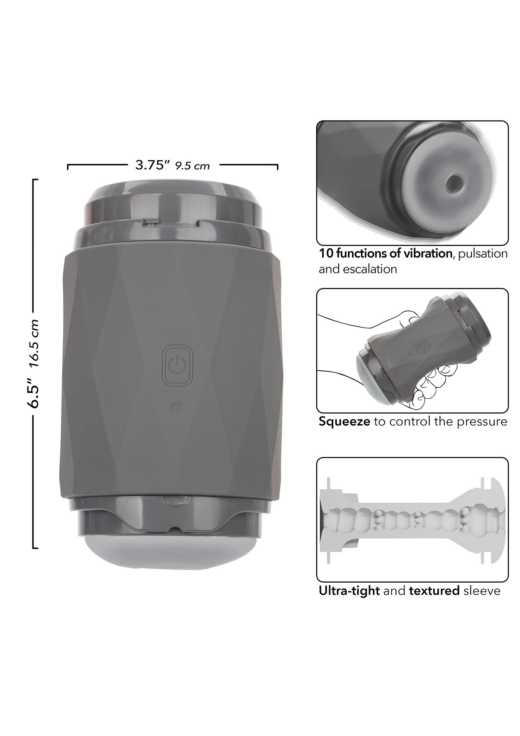 Vibro Squeeze Stroker