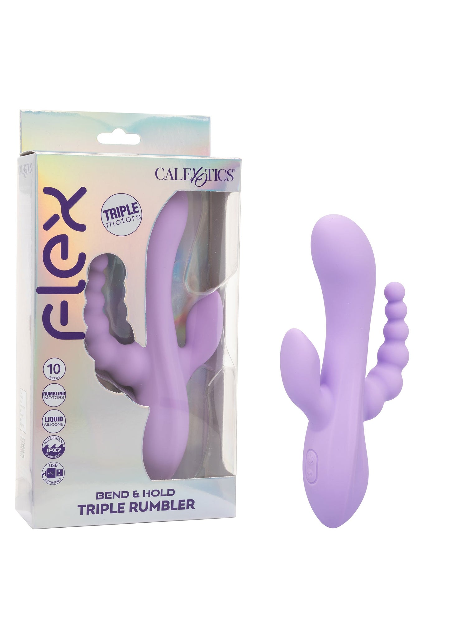 Bend & Hold Triple Rumbler Vibrator