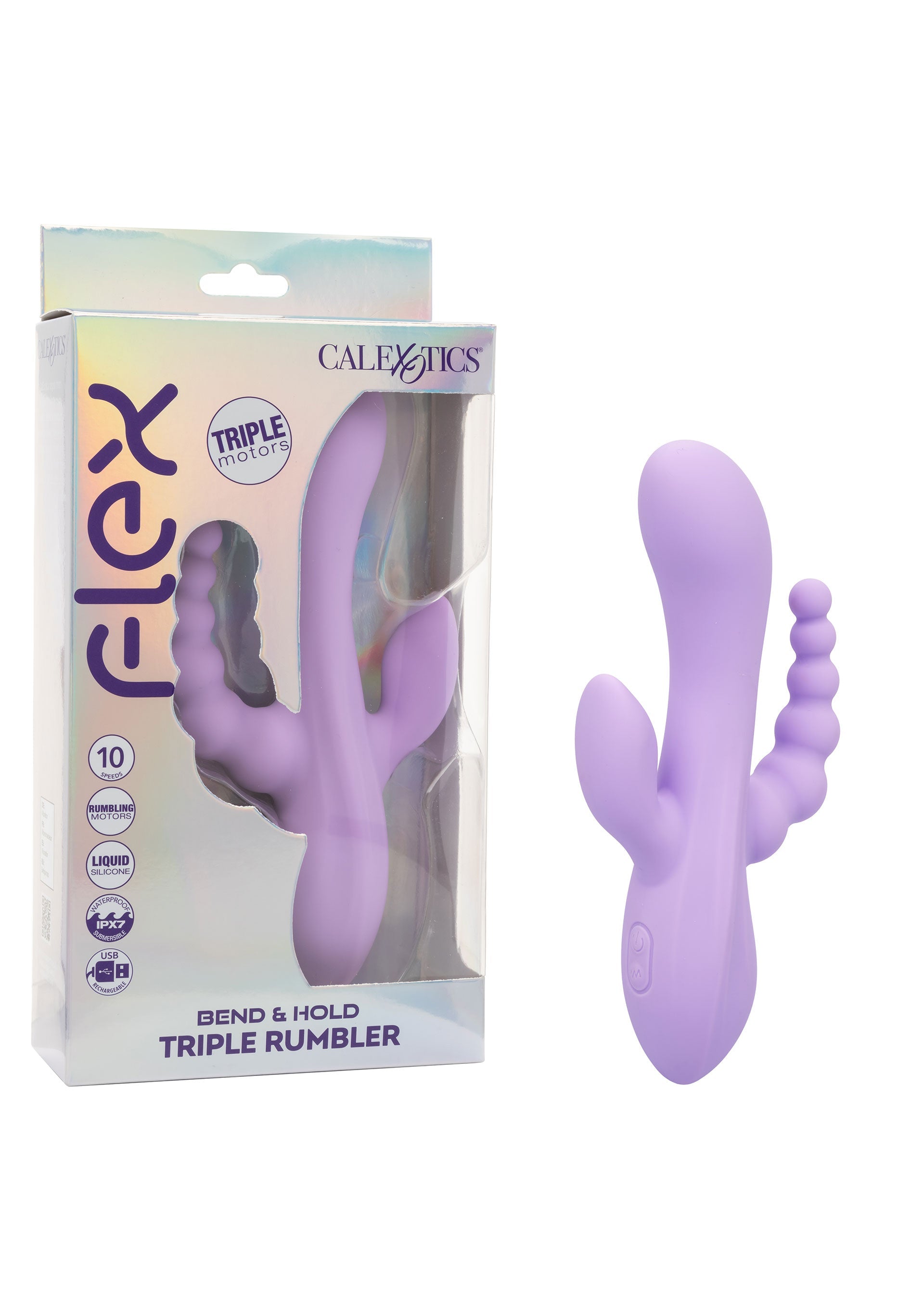 Bend & Hold Triple Rumbler Vibrator