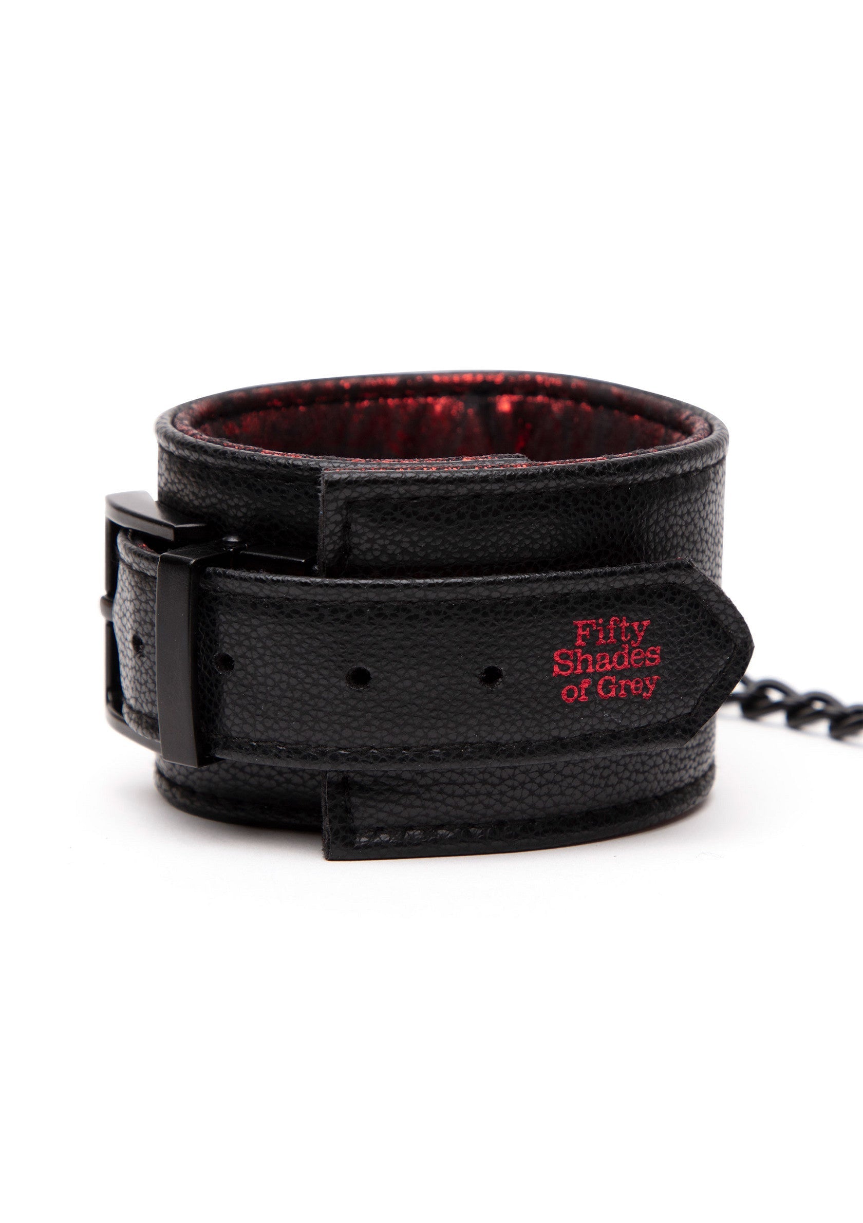 Reverse PU Leather Wrist Cuffs