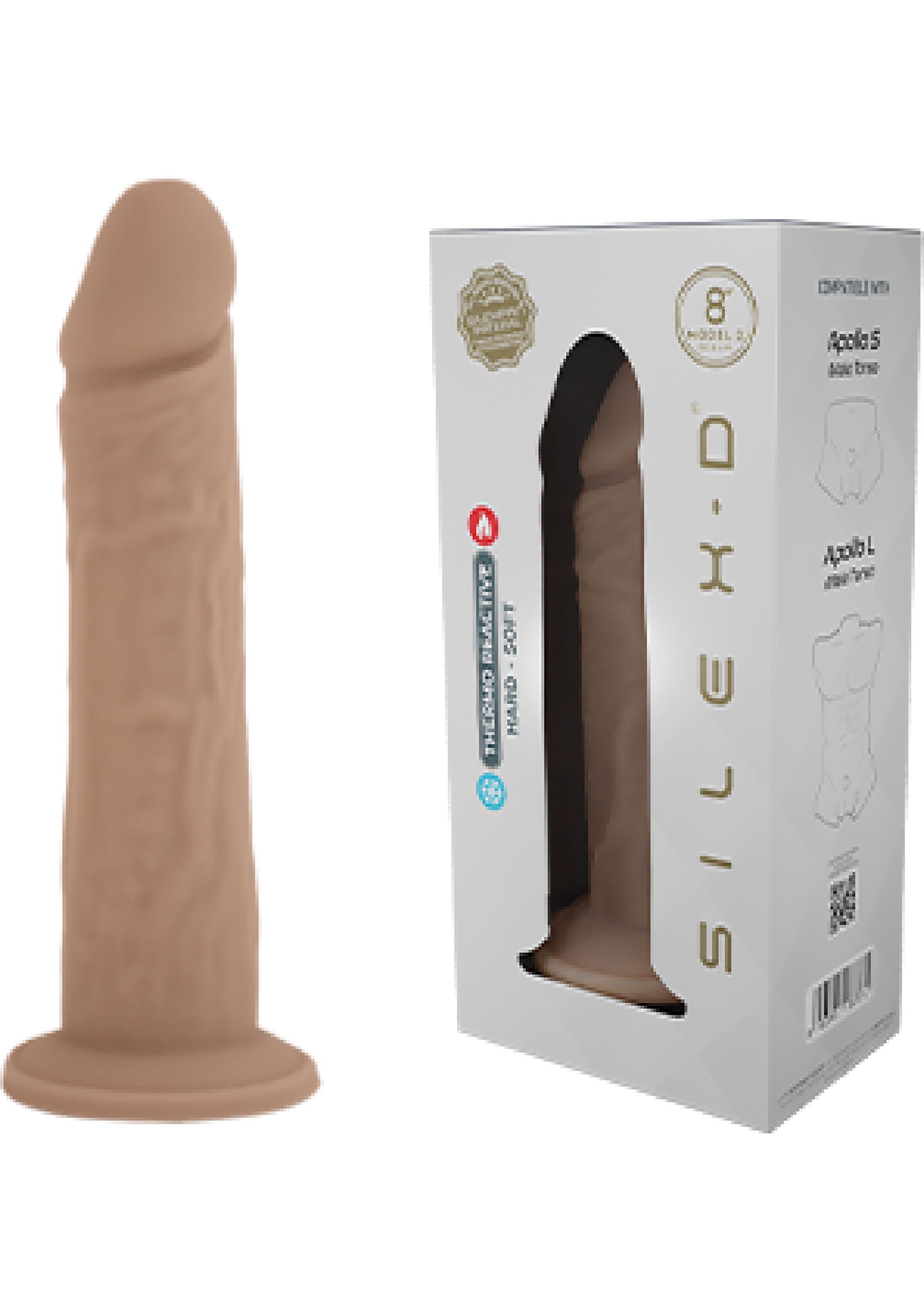 Silicone Dong Model 8 inch