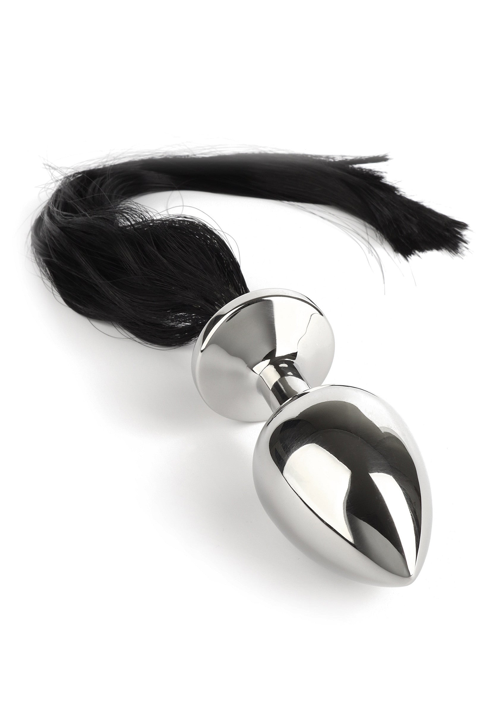 Black Hair Pony Tail Rosebud