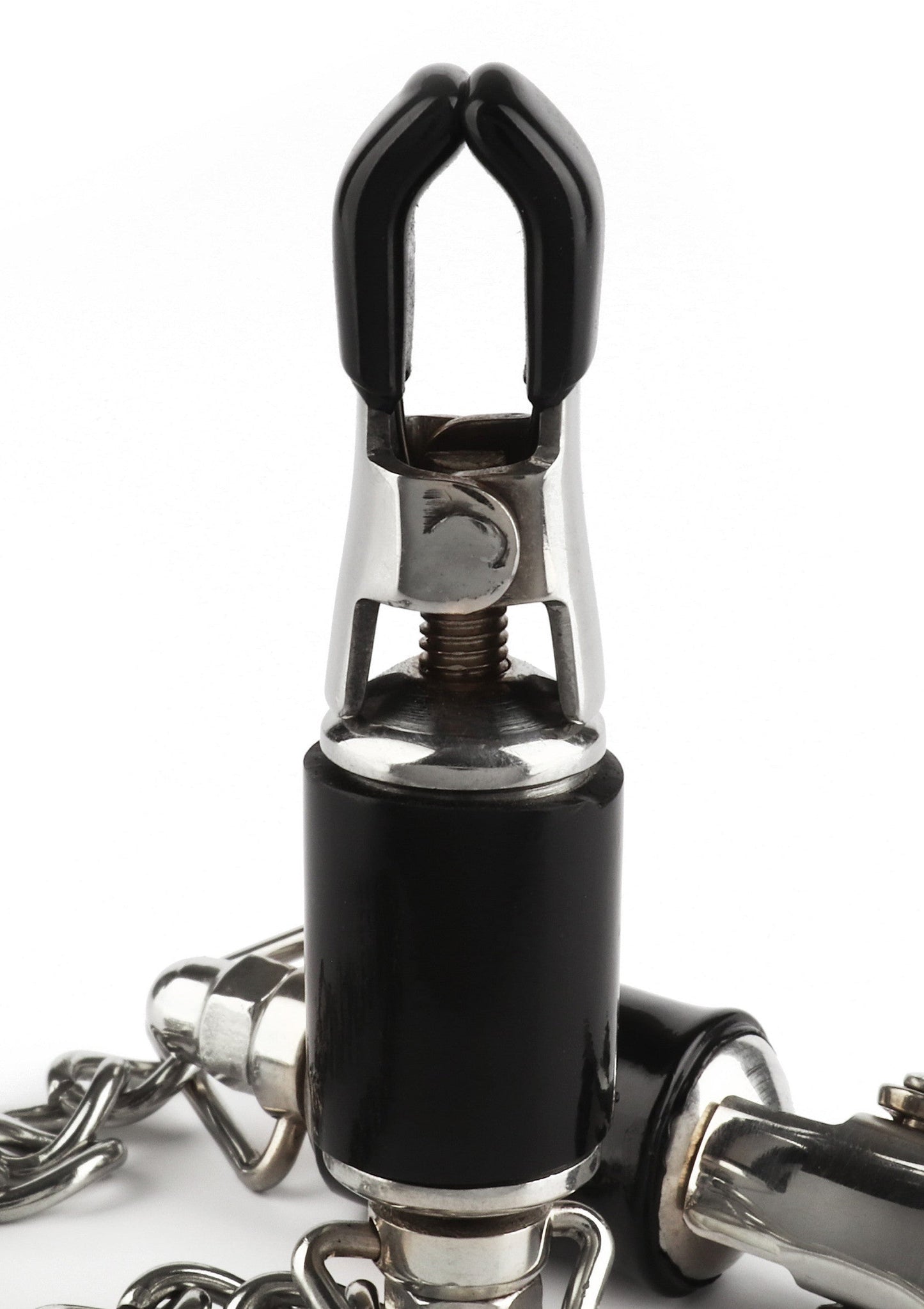 Barrel Tit Clamps With Chain
