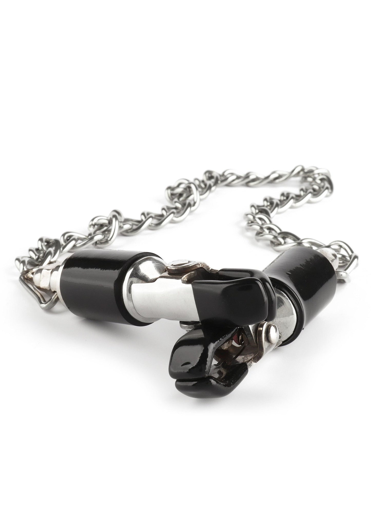 Barrel Tit Clamps With Chain