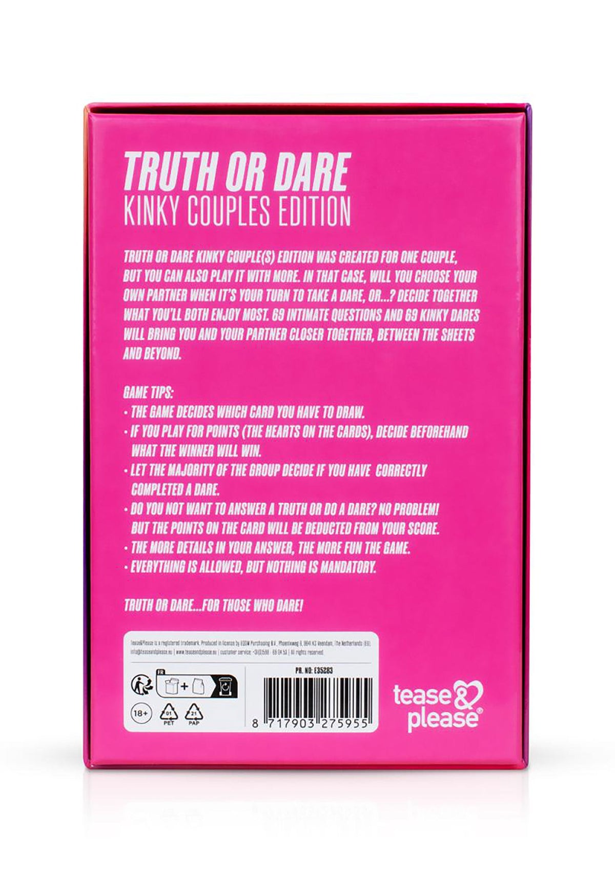 Truth or Dare Kinky Couples Edition