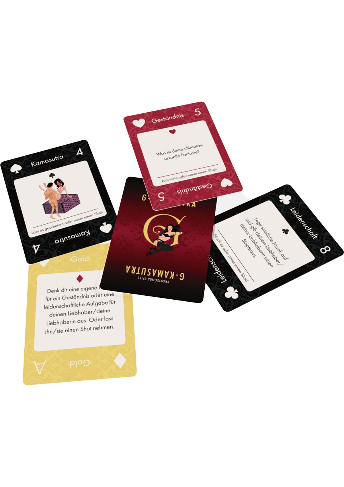 G Kamasutra cards 24 pcs ENG/FR/DE