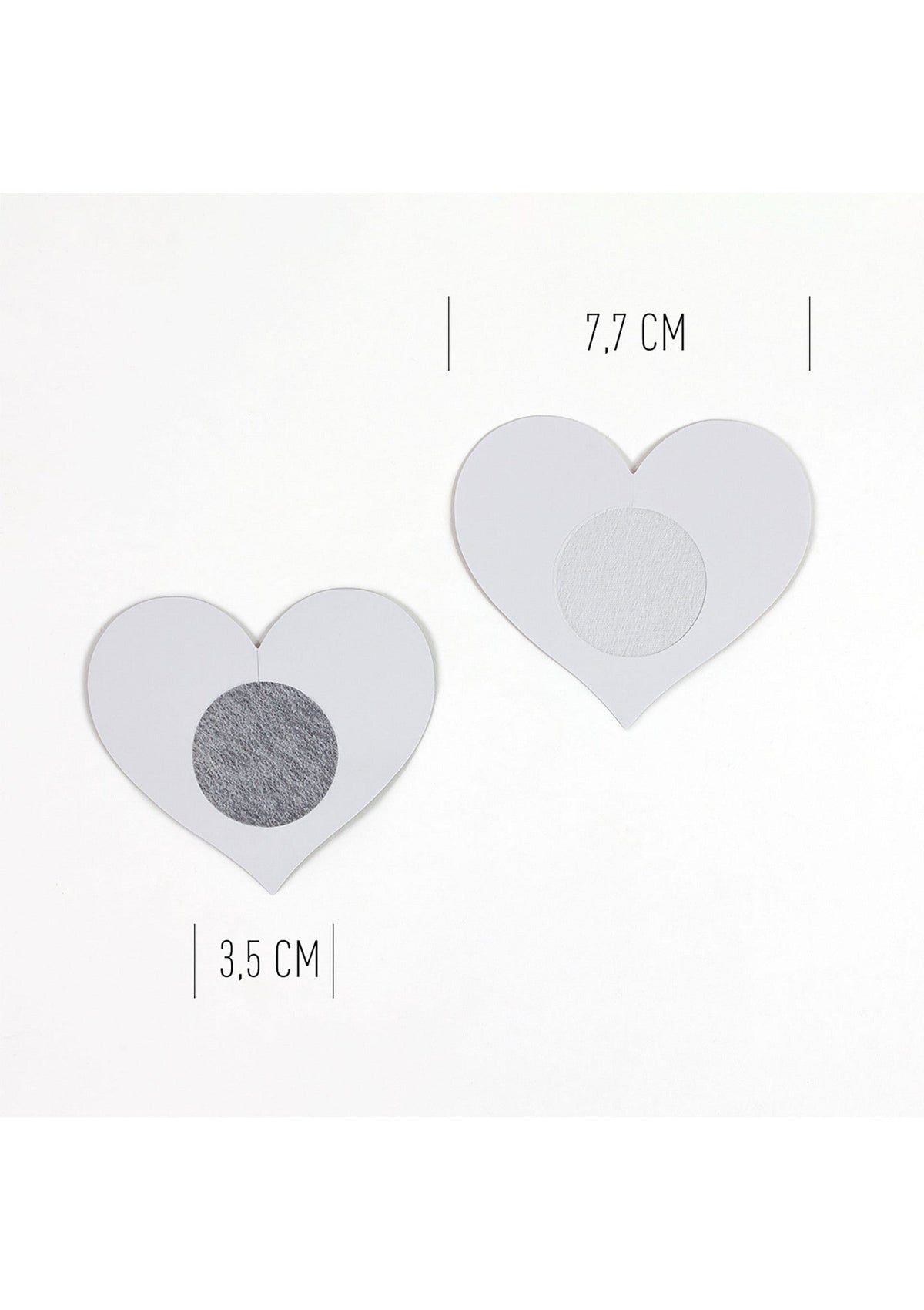 Heart Nipple Pasties 2 Pair