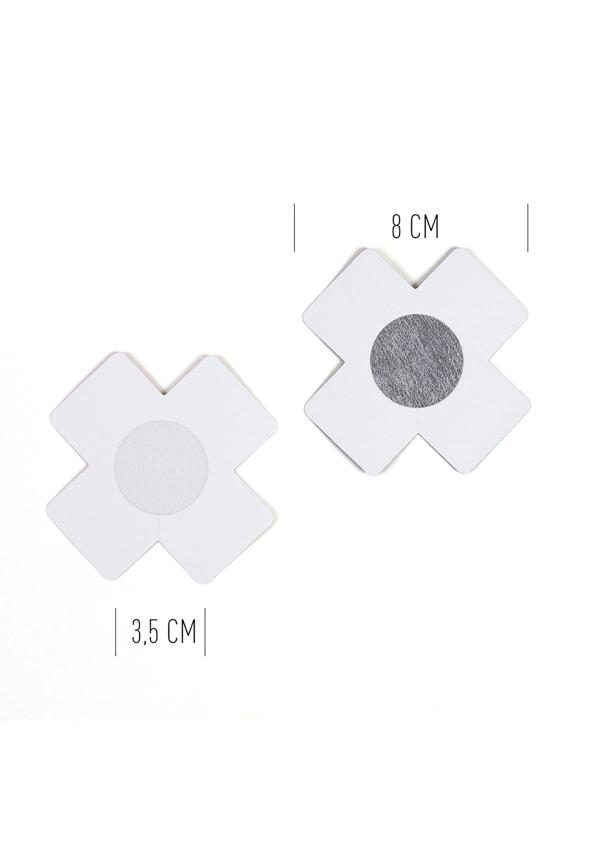 Cross Nipple Pasties 2 Pair