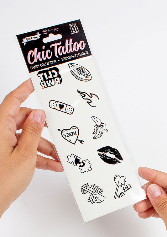 Candy Chic Temporary Tattoo