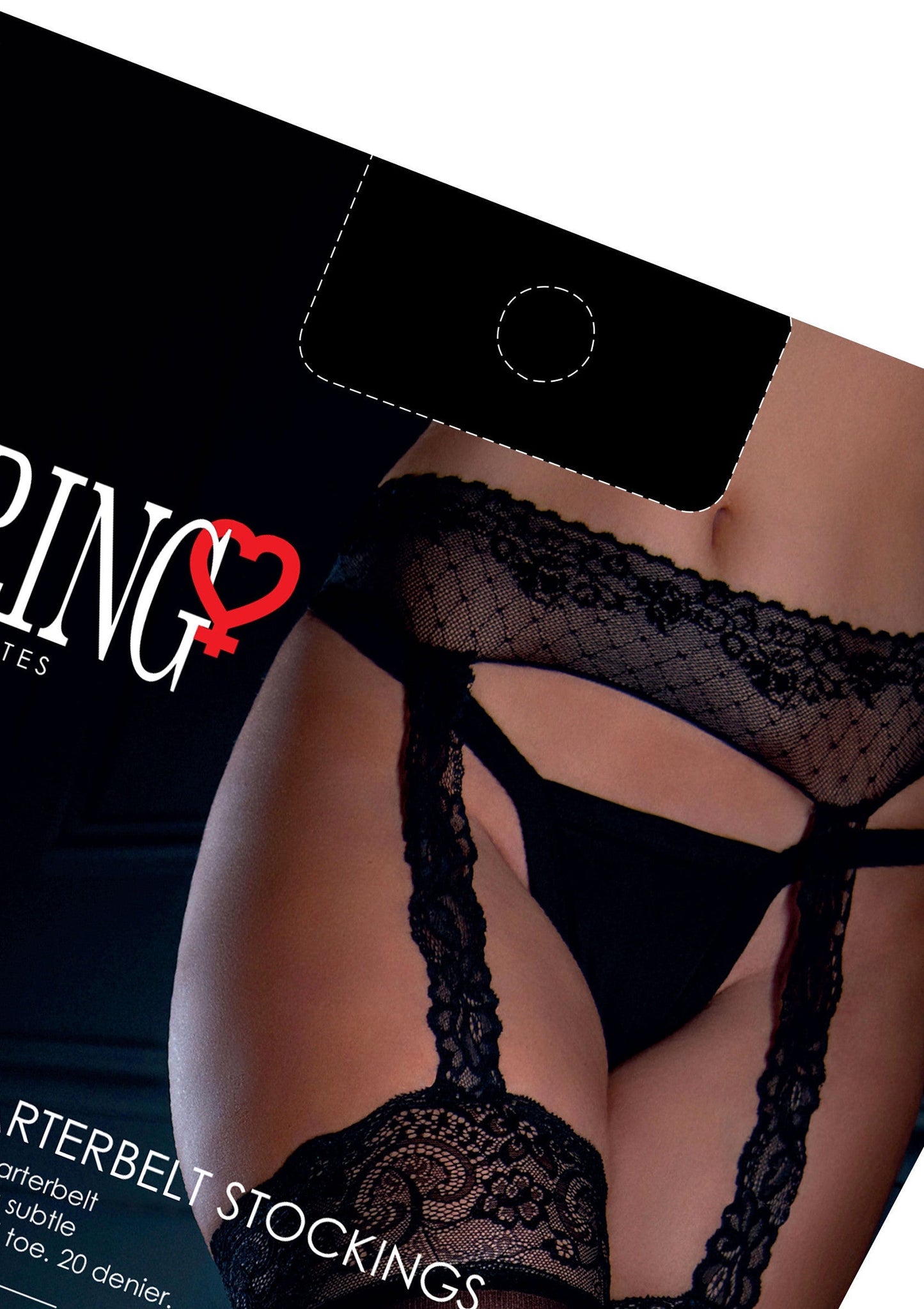 Satin Touch Garterbelt Stockings