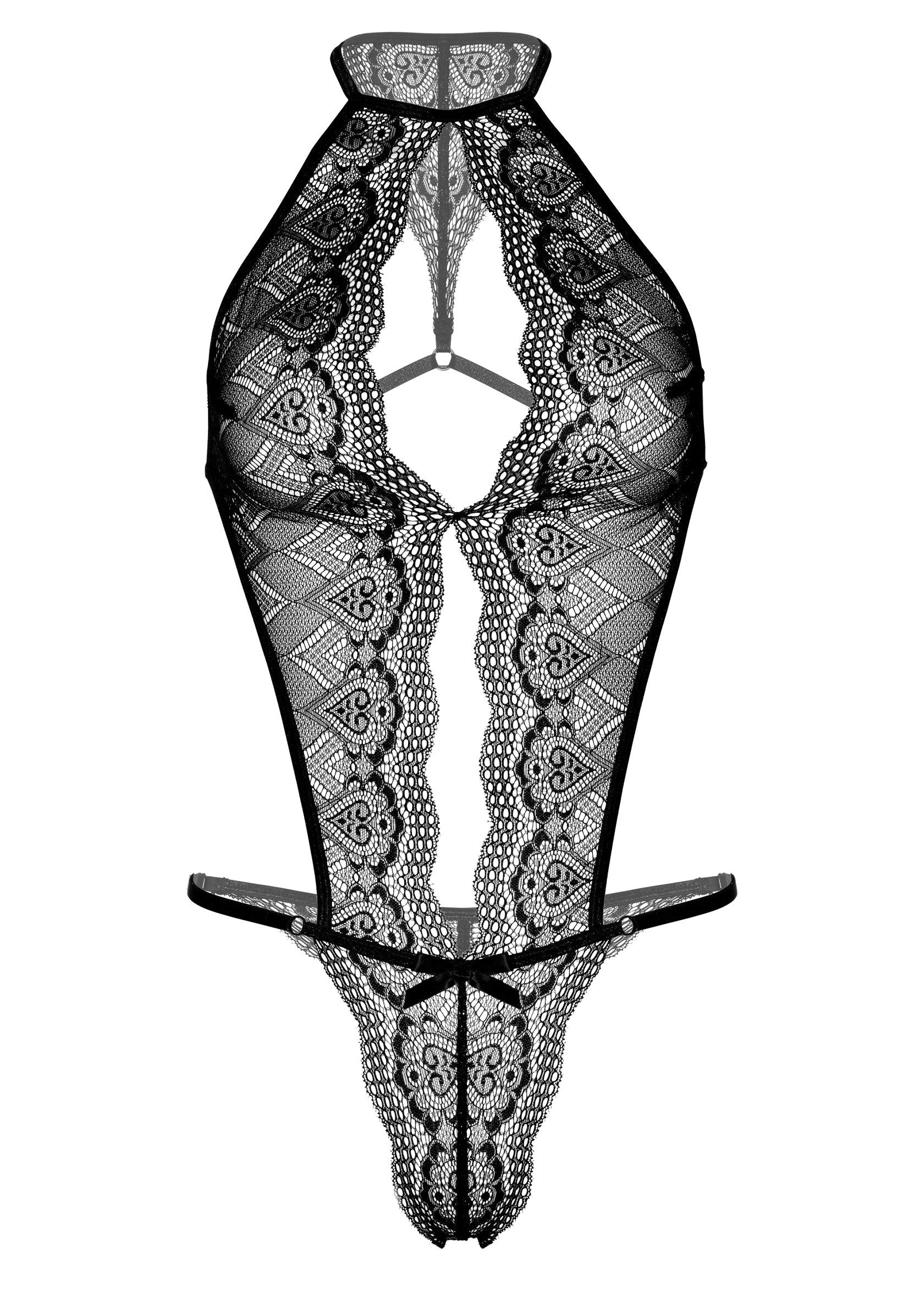 Floral Lace Teddy