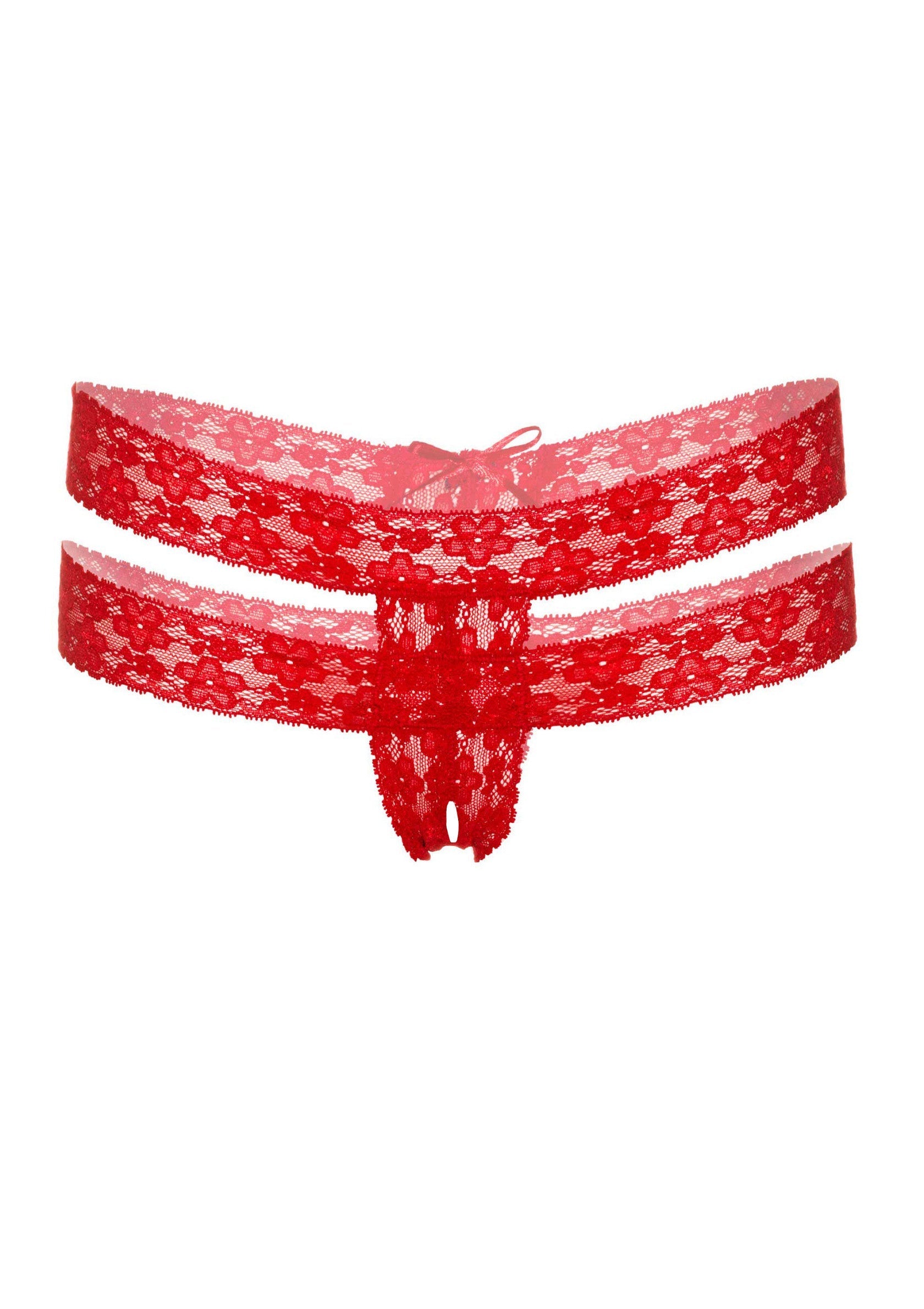Lucy crotchless thong panty