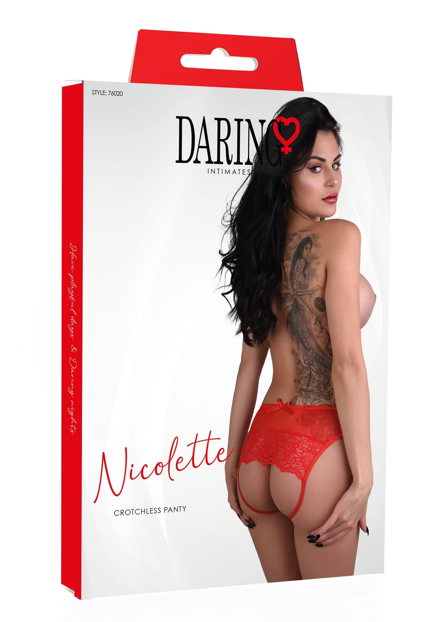 Nicolette crotchless panty