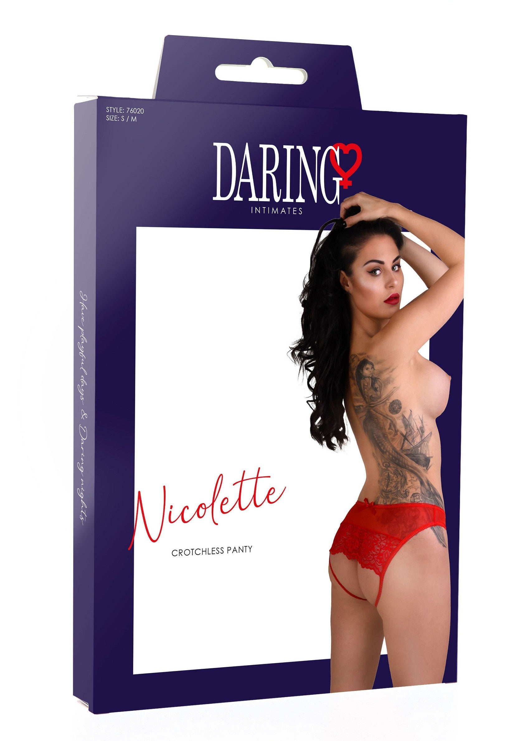 Nicolette crotchless panty