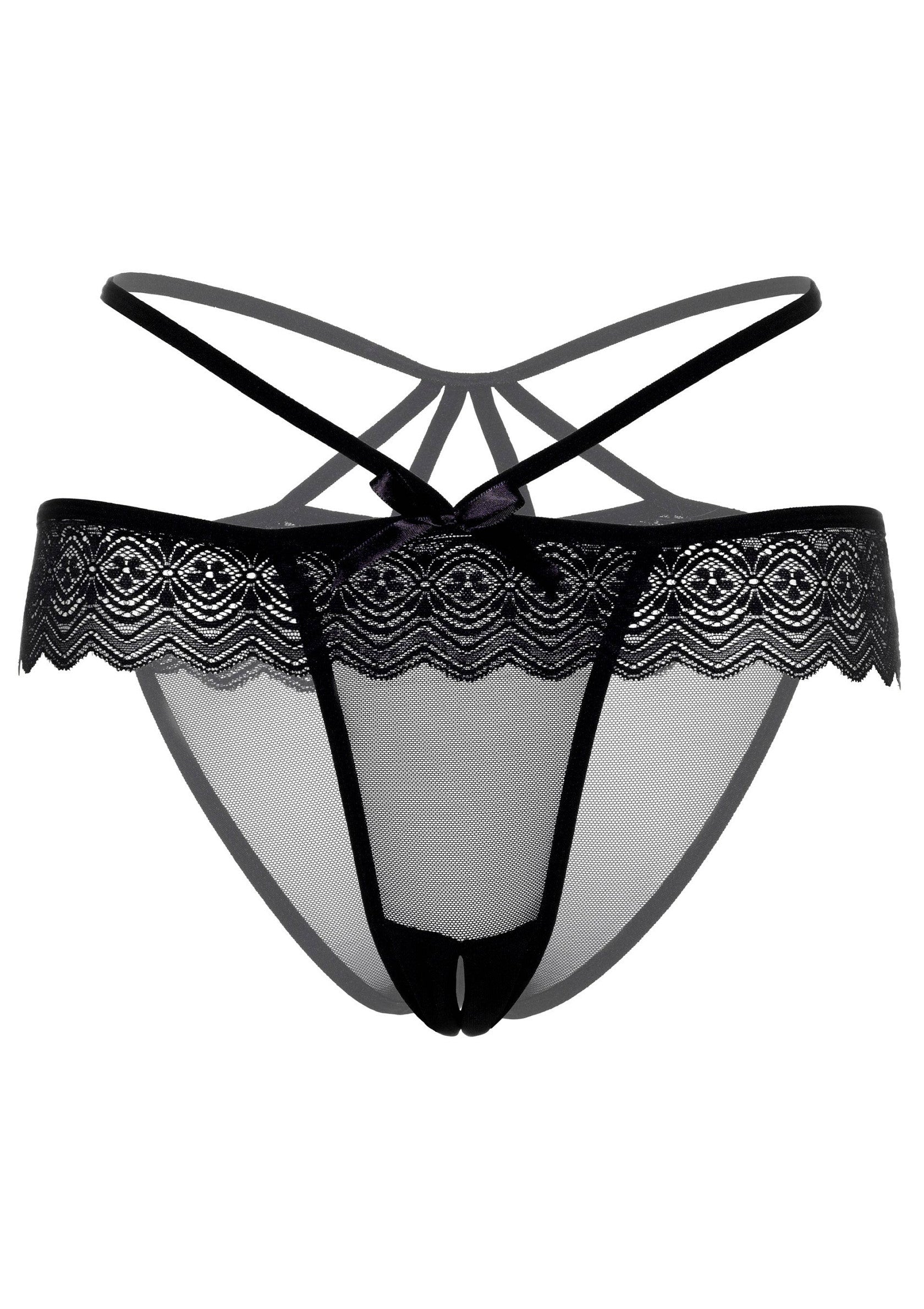 Taylor crotchless panty