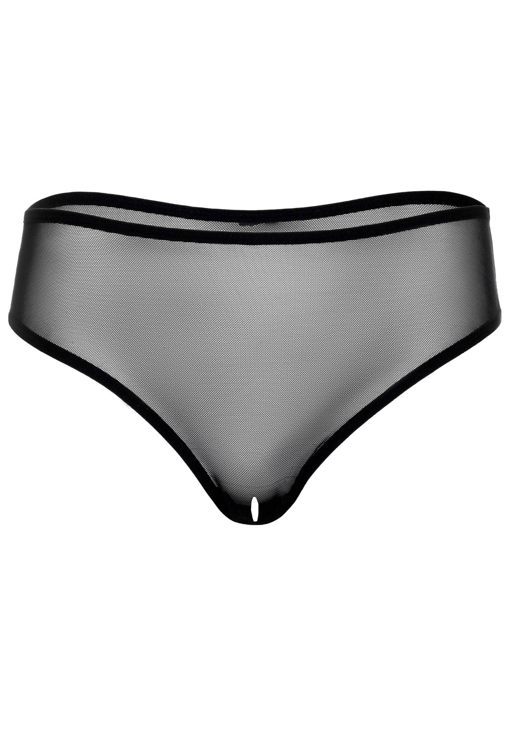 Alexa crotchless mesh panty