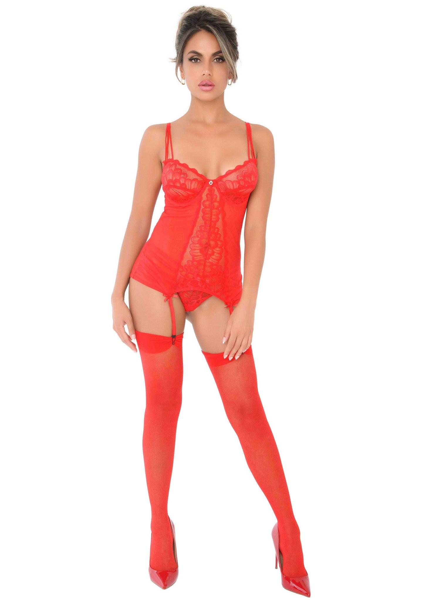 Lace Cami Corset with string