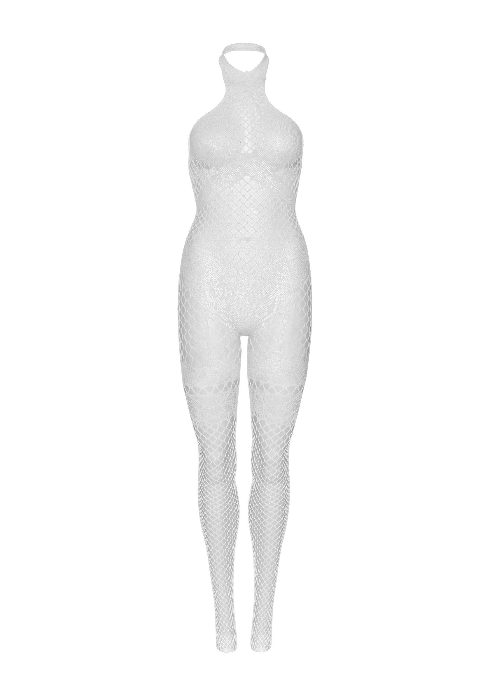 Bodystocking with Faux Lingerie Detail