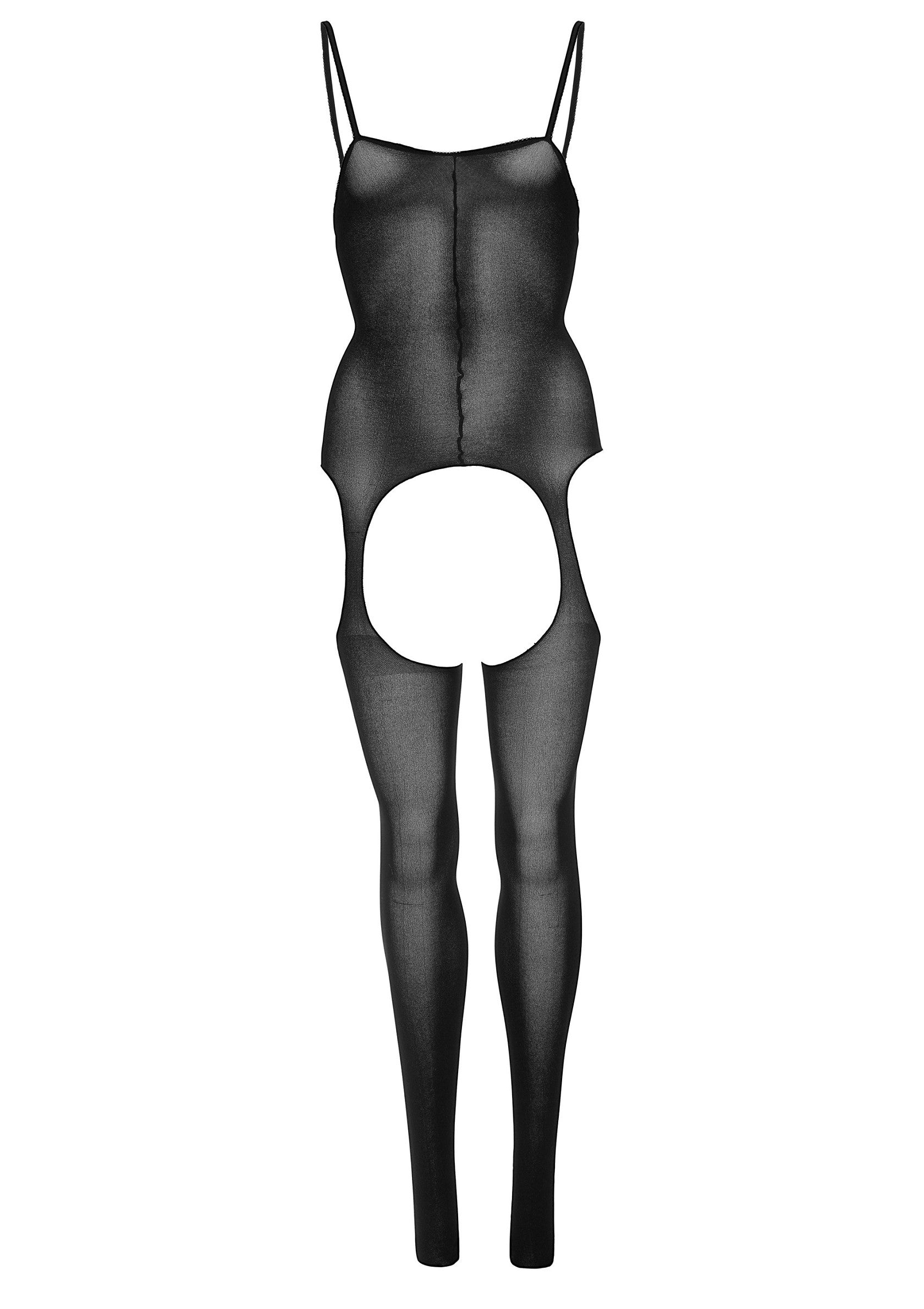Opaque Suspender Bodystocking