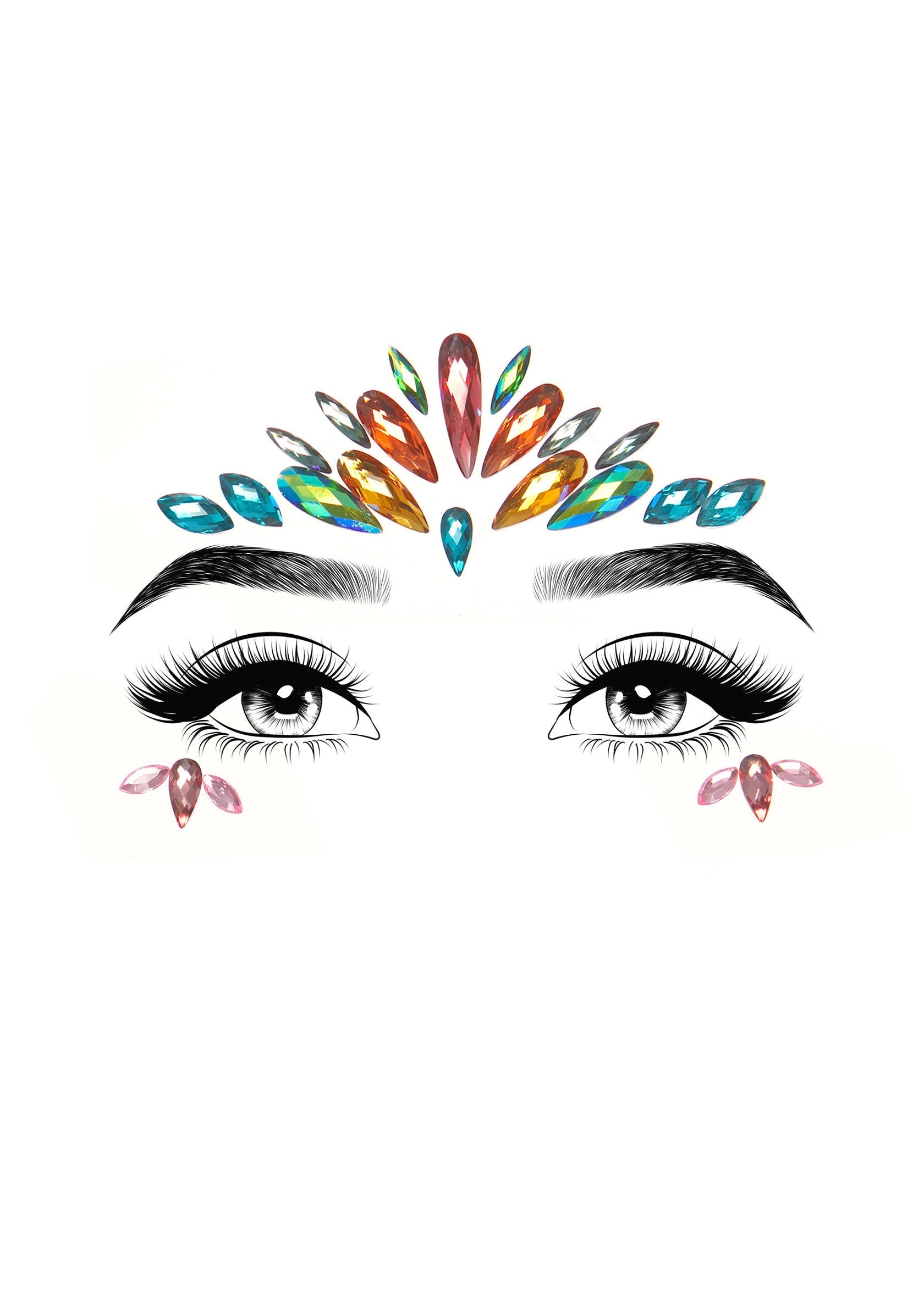 Avri Adhesive Face Jewels Sticker