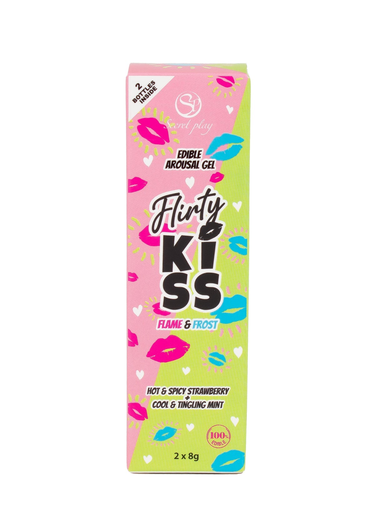 Flirt Kiss Gel Strawberry Mint 2x8 gr