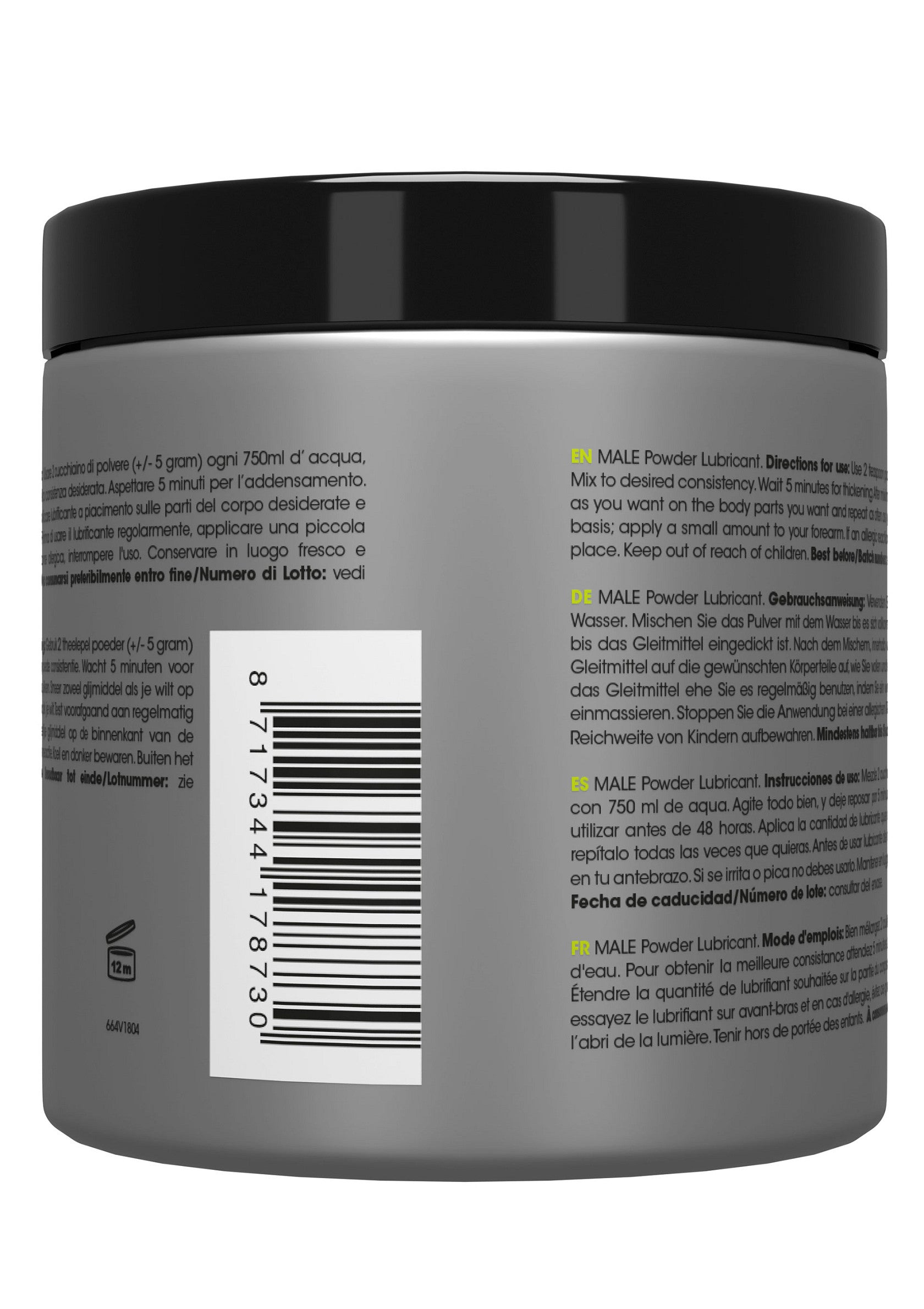 Male Powder Lubricant 225 ml