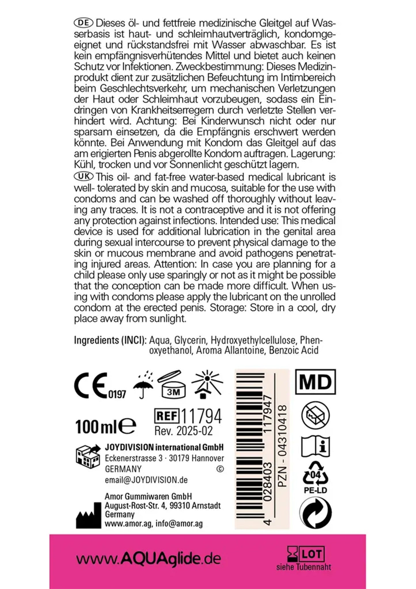 Aquaglide 100 ml